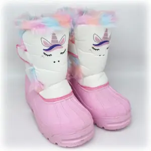 Regenbogen-Einhorn Winterstiefel