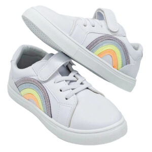 Mädchen Sneaker Glitzer-Regenbogentraum